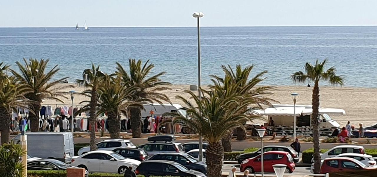 Studio Cozy En Bord De Plage Avec Vue Mer Canet-en-Roussillon Exterior foto